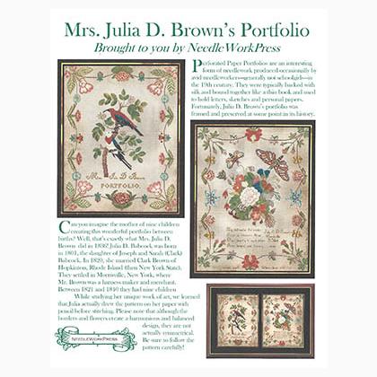 Mrs. Julia D. Brown\'s Portfolio