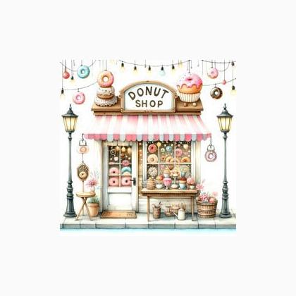 Donut Shop Magnet