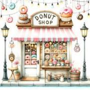 Donut Shop Magnet