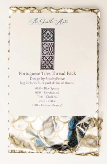 The Gentle Art: Portuguese Tiles Thread Pack