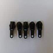 Universal Spiral Zipper Slider - Black