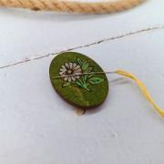 Needle Nanny - Grey flower
