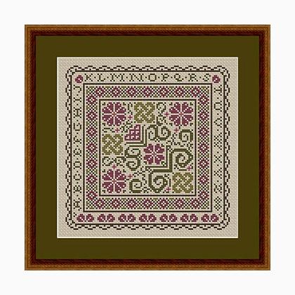 Sarah\'s Alphabet Garden Square