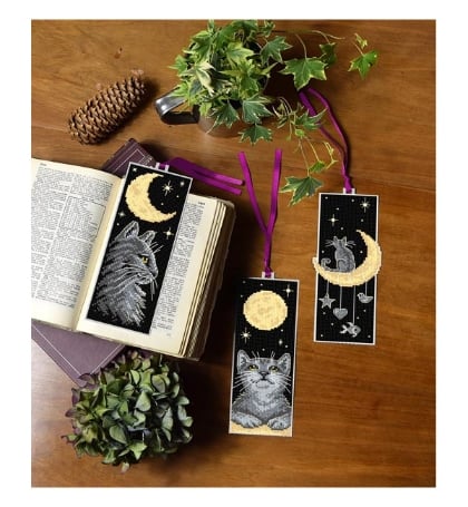 Bookmarks - Cats at Night (3)