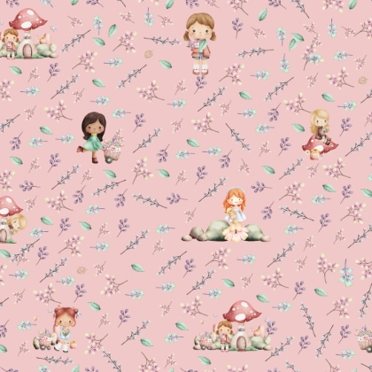 Ester and Friends - Busy Little Women (candy pink)
