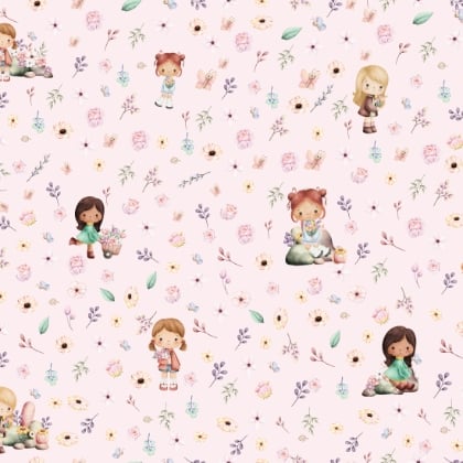 Ester and Friends - Busy Little Women (soft pink)