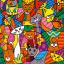 Color cats