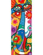 Colourful feline