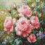 The Roses Garden - Needlepoint