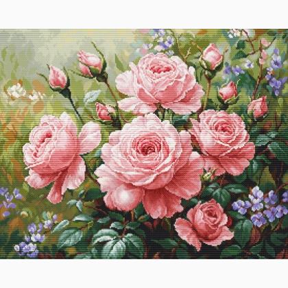 The Roses Garden - Needlepoint
