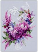 Purple Silk Peonies