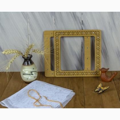 Embroidery Hoop with Magnets PM-019 Oak - 19x19