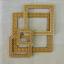 Embroidery Hoop with Magnets PM-019 Oak - 19x19