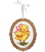 Miniature - Chicken with a bow