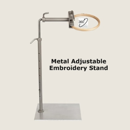 Stainless Steel Needlework Stand - Grey