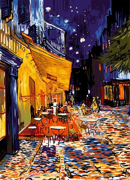 Café Terrace at Night (Vincent van Gogh)