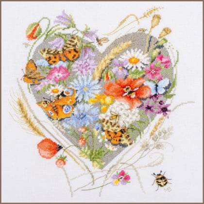 A heart of flowers