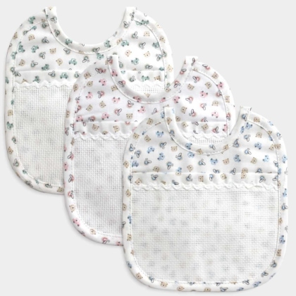 Bib - Bears and Cars - Blue