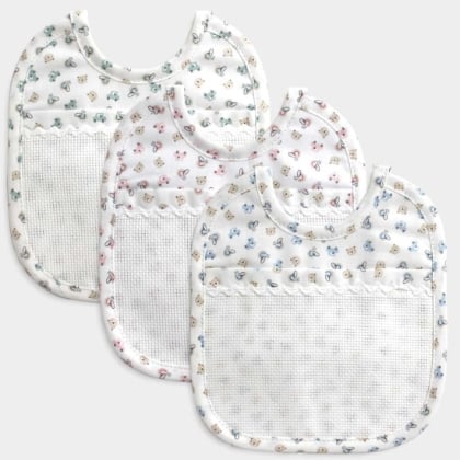 Bib - Bears and Cars - Green