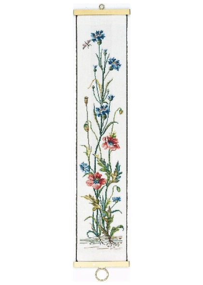 Cornflower & poppy