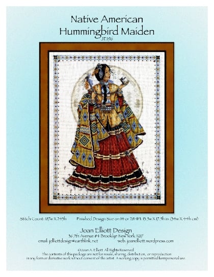Native American Hummingbird Maiden