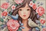She dove into roses