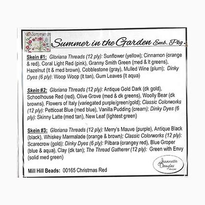 Summer In The Garden Emb. Pkg.