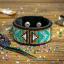 Bracelet - Green and white