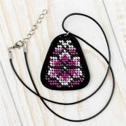 Pendant - Purple flower