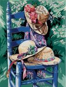 Chair with hats