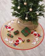 Santa Claus and Geese Tree Skirt