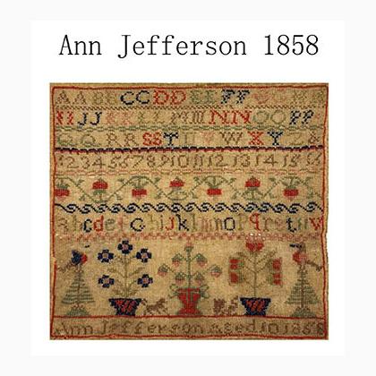 Ann Jefferson 1858