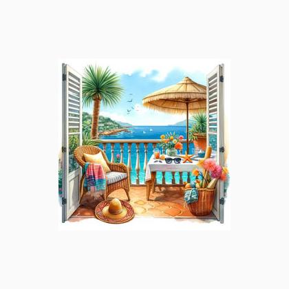 Paradise Window Magnet