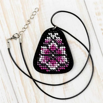 Pendant - Purple flower