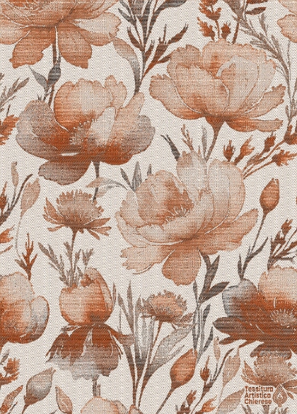 Kitchen towel - Giulia - Red - NO Aida