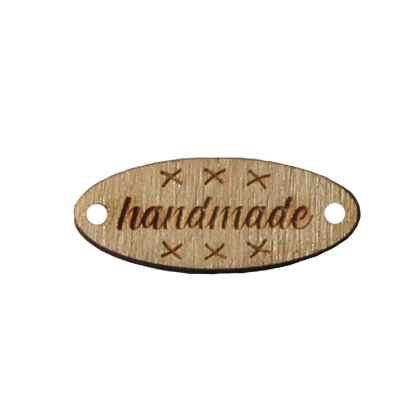 Oval Wooden Tags – Handmade (10)