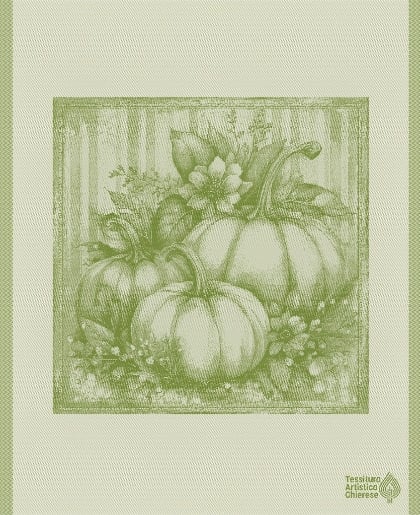 Kitchen towel - Delica - Green - NO Aida