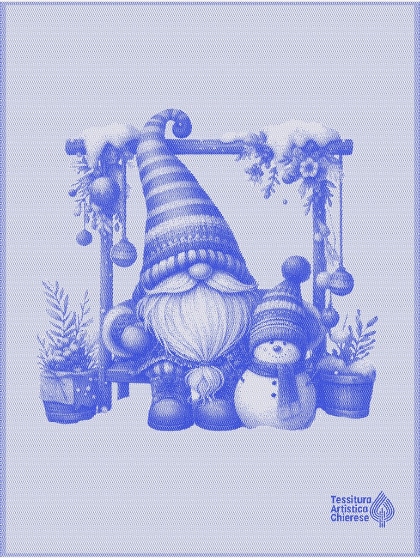 Kitchen towel - Eldrin - Blue - NO Aida