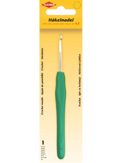 Crochet needle with anti-slip handle - Size 5.5