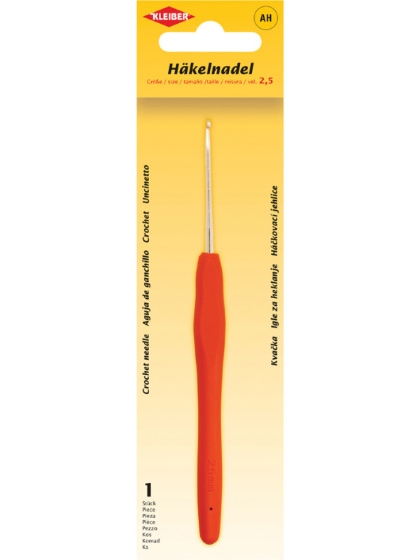 Crochet needle with anti-slip handle - Size 2.5