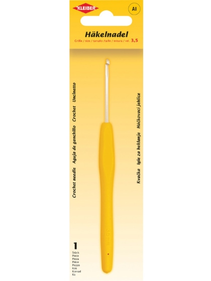 Crochet needle with anti-slip handle - Size 3.5