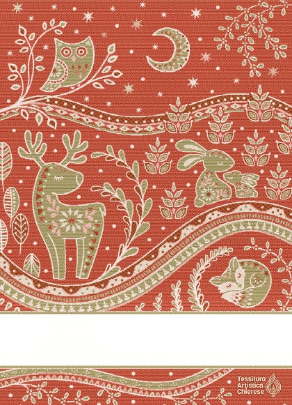 Kitchen towel - Incanto - Red-Green