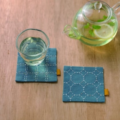Pair of Coasters Kit - Grey