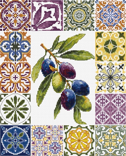 Olive Palette of the Mediterranean