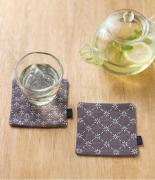 Pair of Coasters Kit - Brown