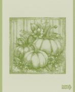 Kitchen towel - Delica - Green - NO Aida