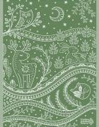 Kitchen towel - Incanto - Green Lurex - NO Aida