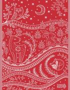 Kitchen towel - Incanto - Red Lurex - NO Aida
