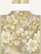 Apron - Fiori di Natale - Gold-Ecru Lurex
