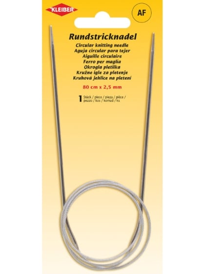 Round Knitting Needles - 80 cm x 2.5 mm